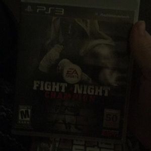 PS3 game  of fight night